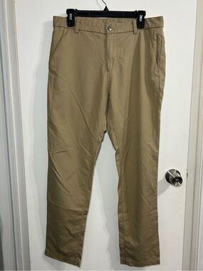 Lululemon Men's Khaki Straight-Leg Pants